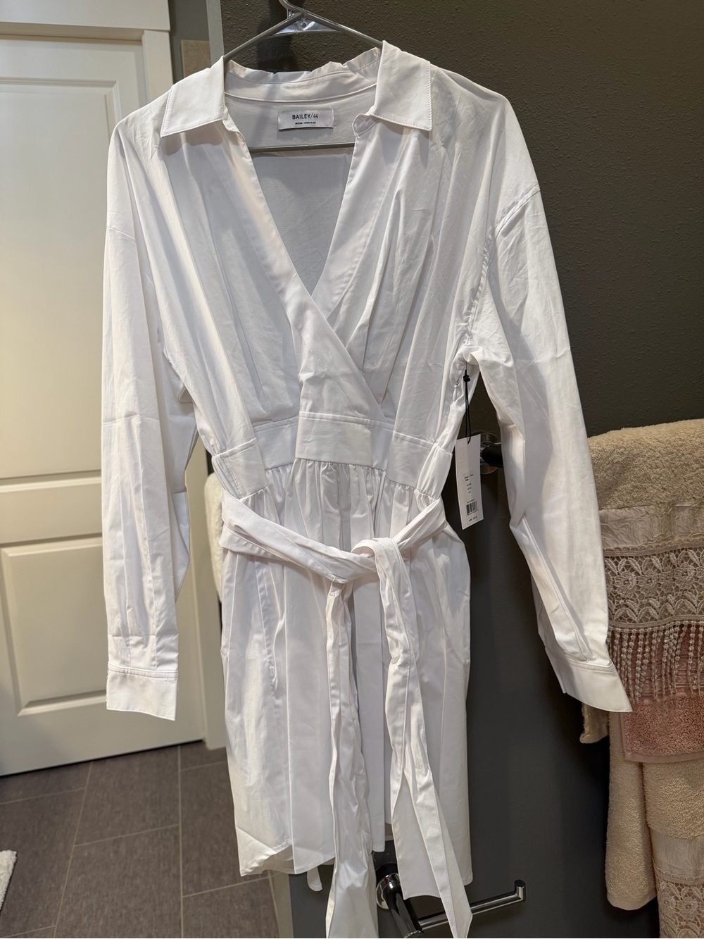 Bailey 44 White Button-Front Dress - NWT